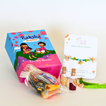 Elephant Charm Rakhi Mini Gift Box