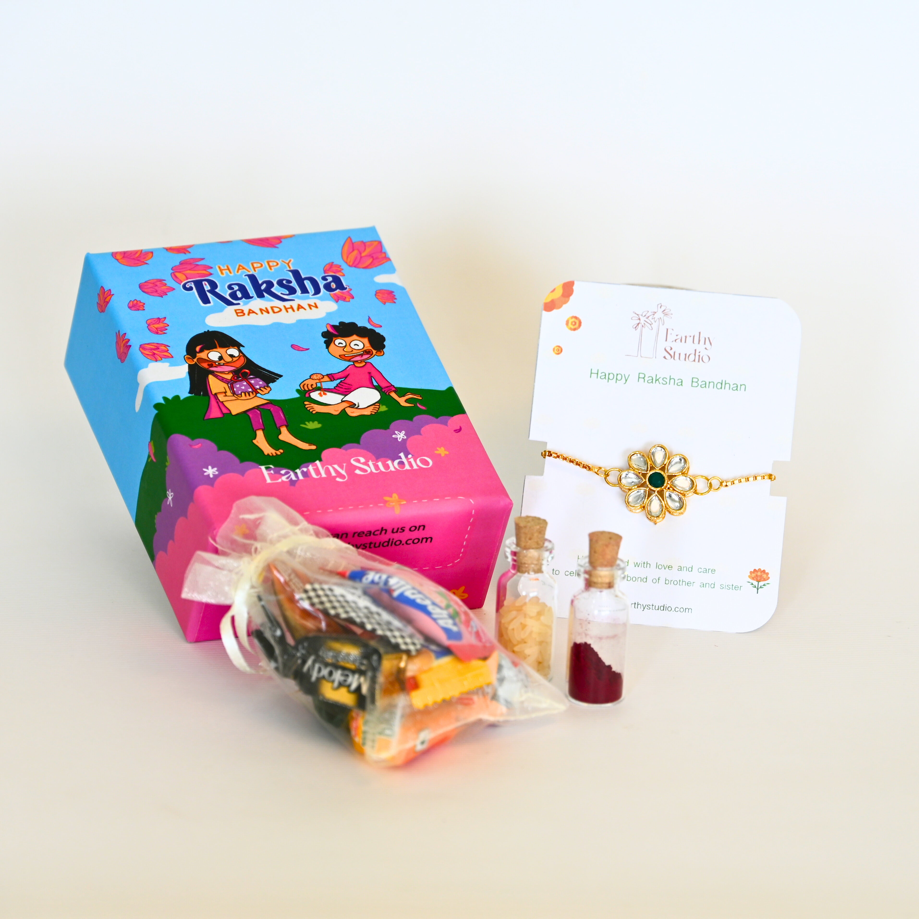Ladies Bracelet Rakhi Mini Gift Box