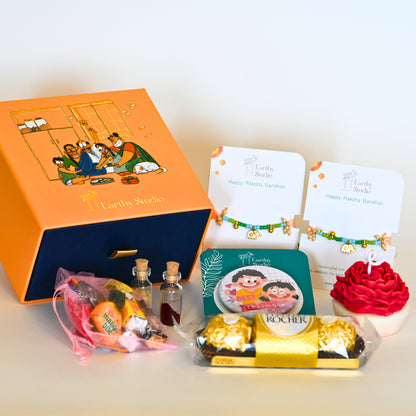 Elephant Charm Rakhi Premium Gift Box
