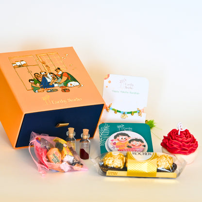 Elephant Charm Rakhi Premium Gift Box