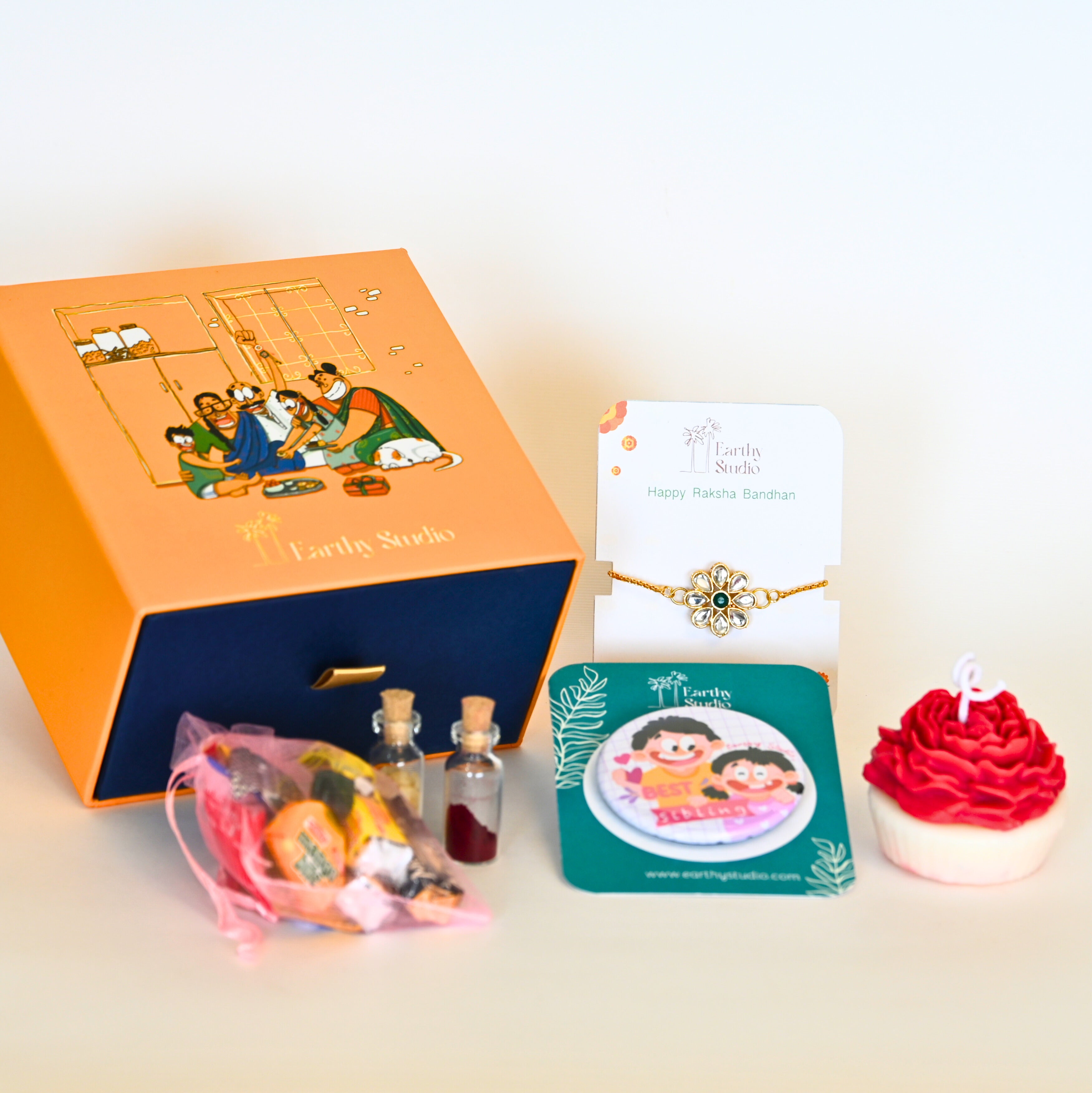 Ladies Bracelet Rakhi Premium Gift Box