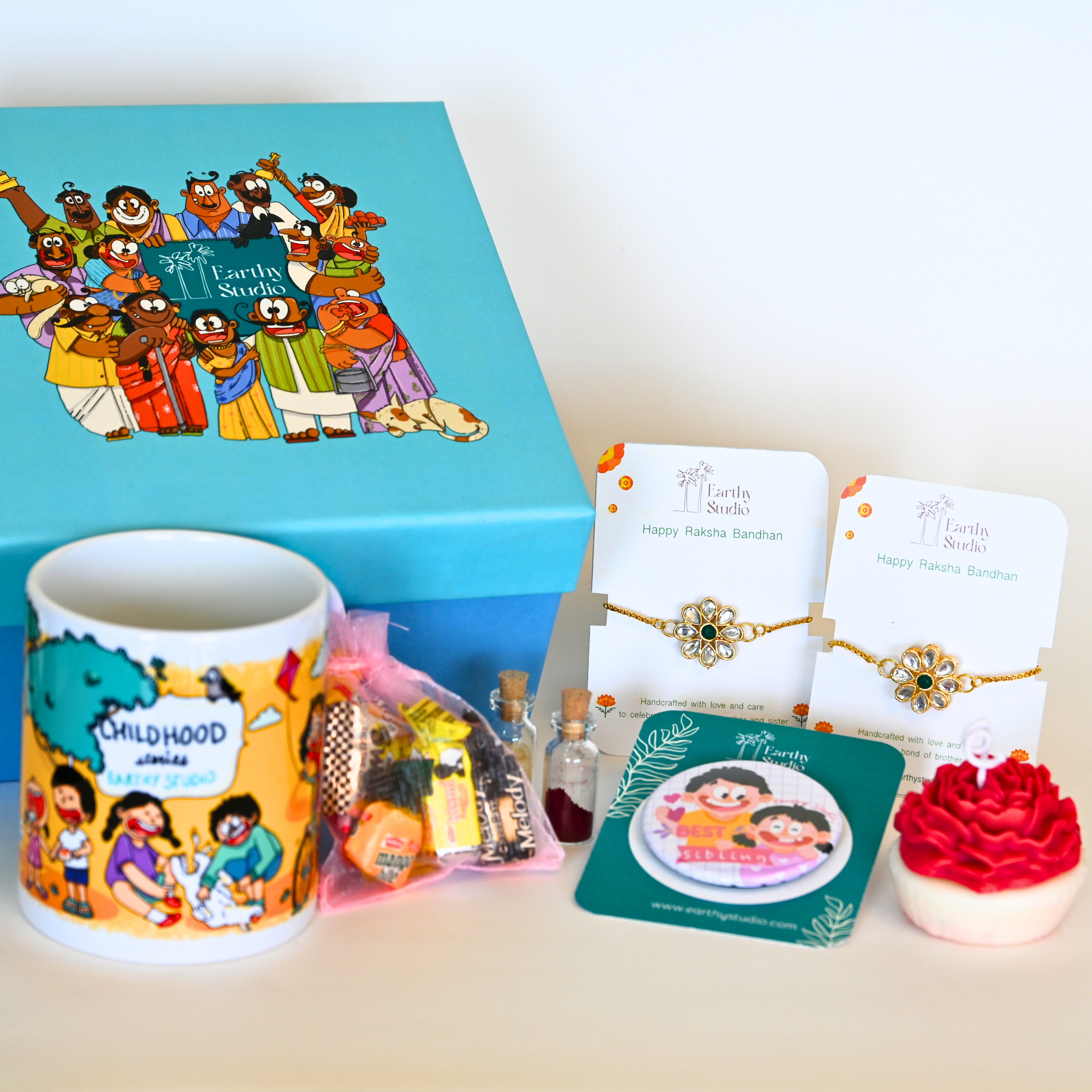 Ladies Bracelet Rakhi Deluxe Gift Box