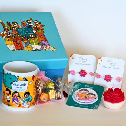Flower Rakhi Deluxe Gift Box