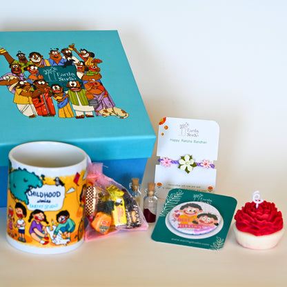 Flower Rakhi Deluxe Gift Box