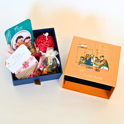 Flower Rakhi Premium Gift Box