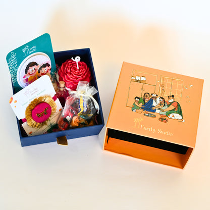 Red Shield Rakhi Premium Gift Box