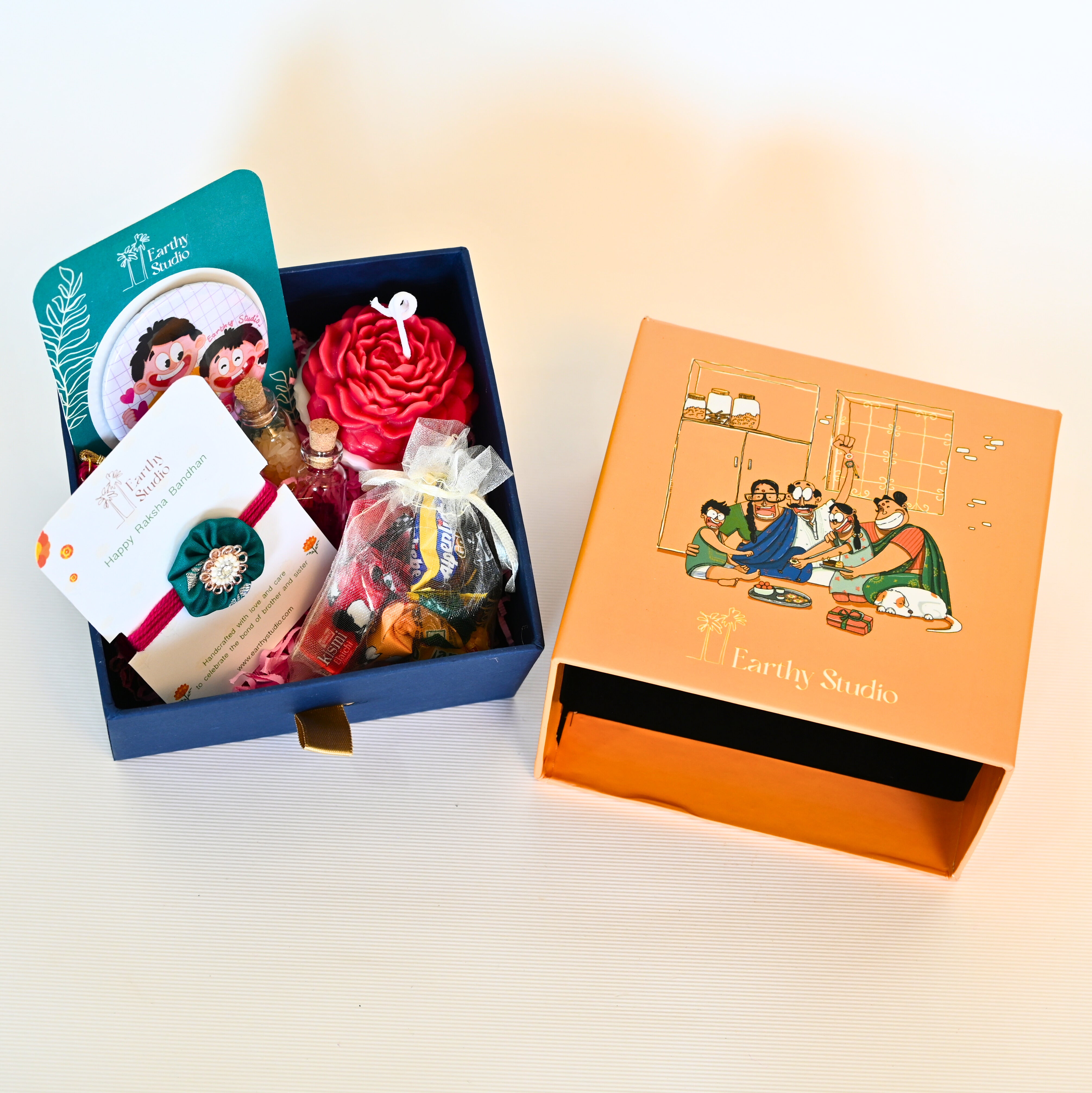 Green Shield Rakhi Premium Gift Box