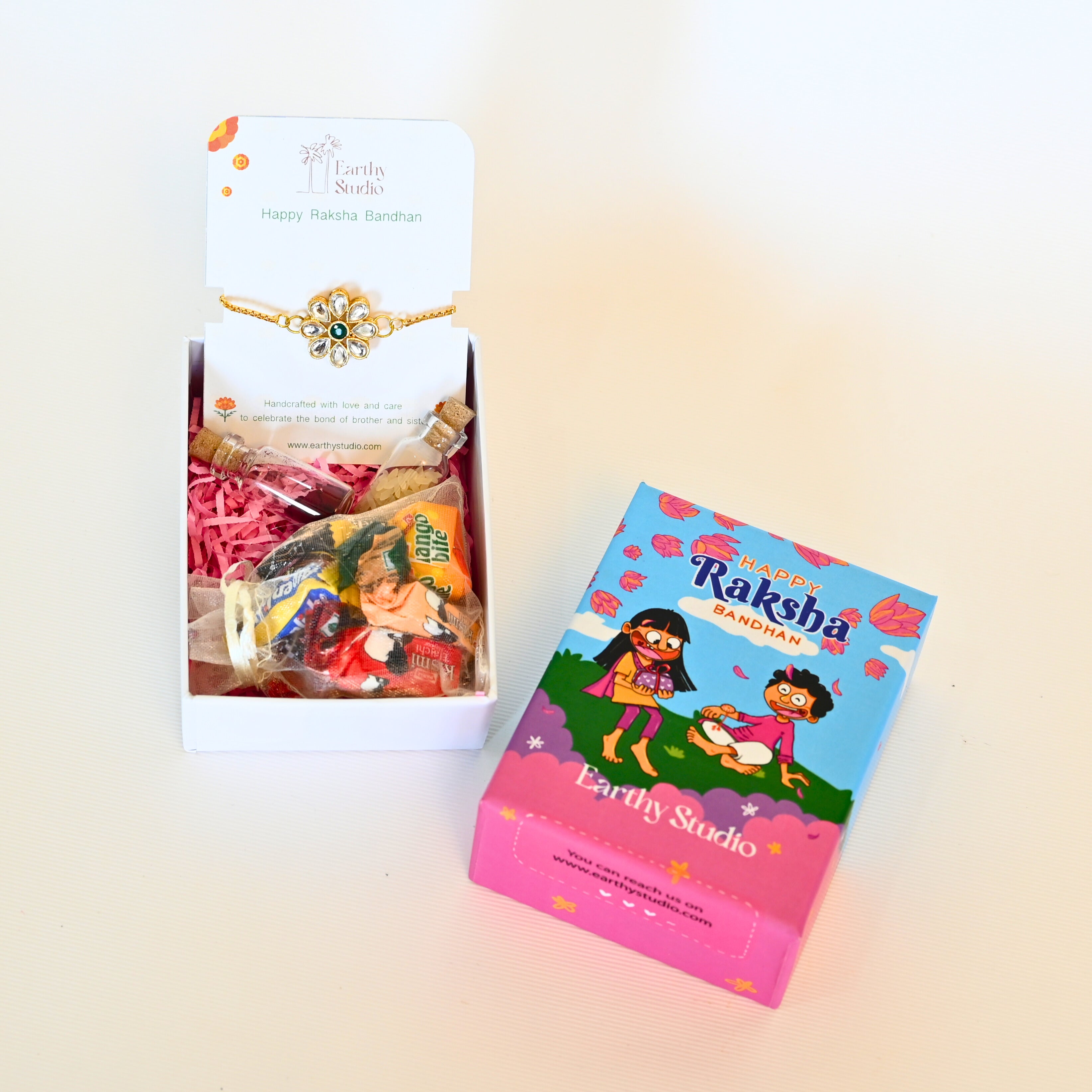 Ladies Bracelet Rakhi Mini Gift Box