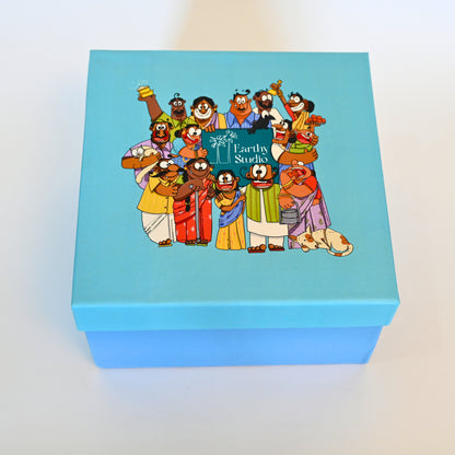 Flower Bead Rakhi Deluxe Gift Box