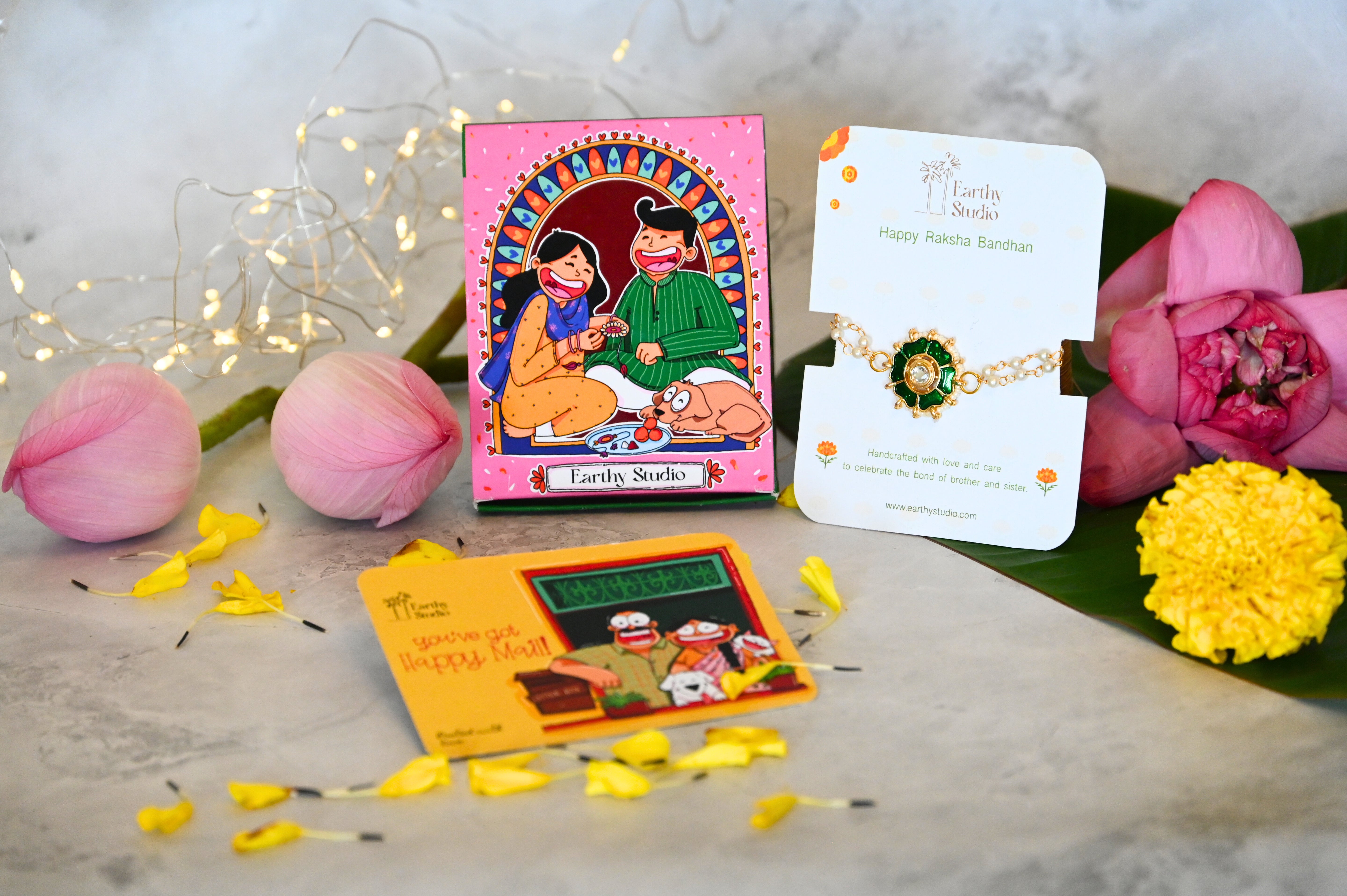 Floral Bloom Rakhi For Bhabhi