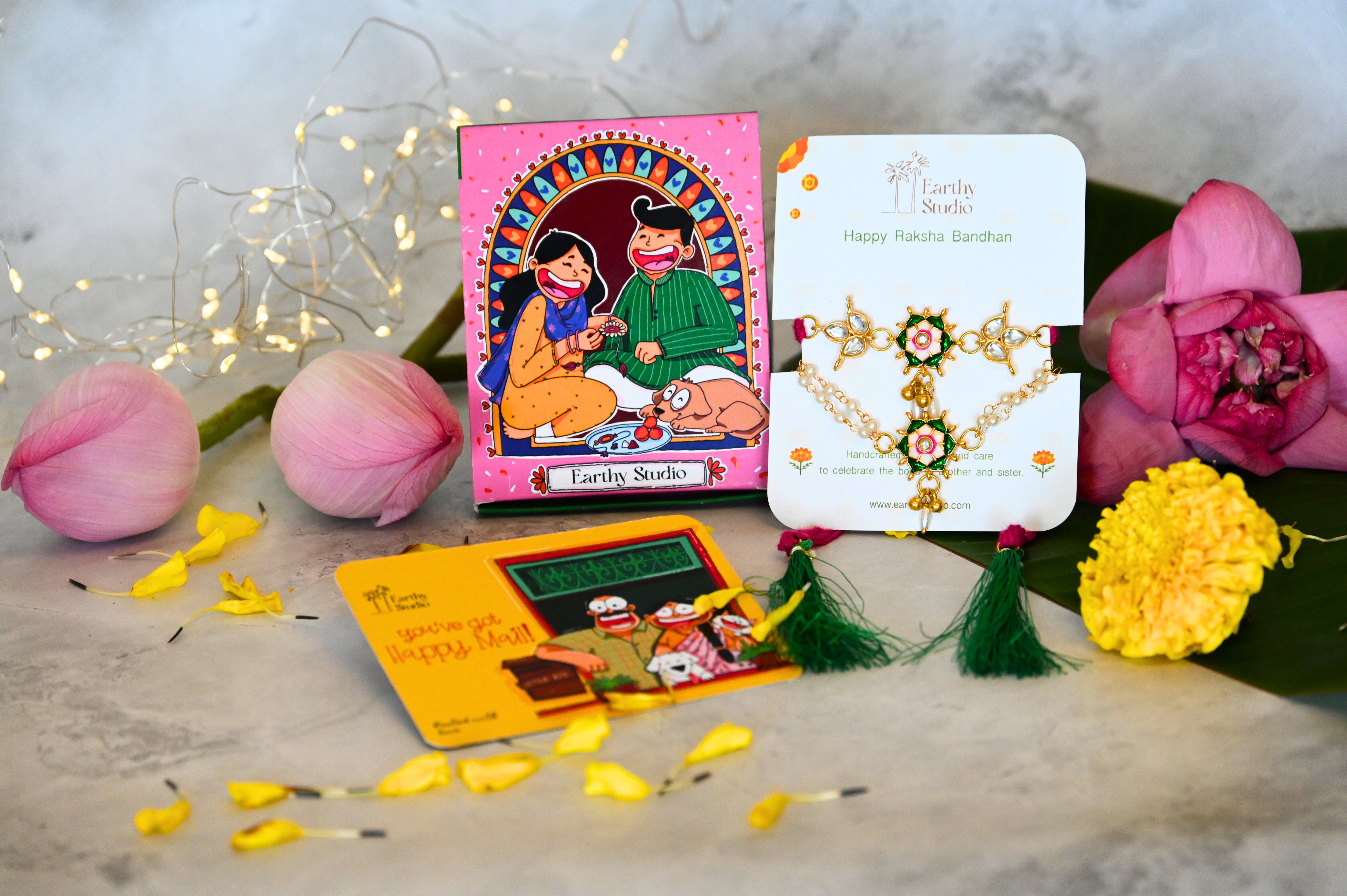Pavitra Enamel Bhaiya Bhabhi Rakhi Hamper