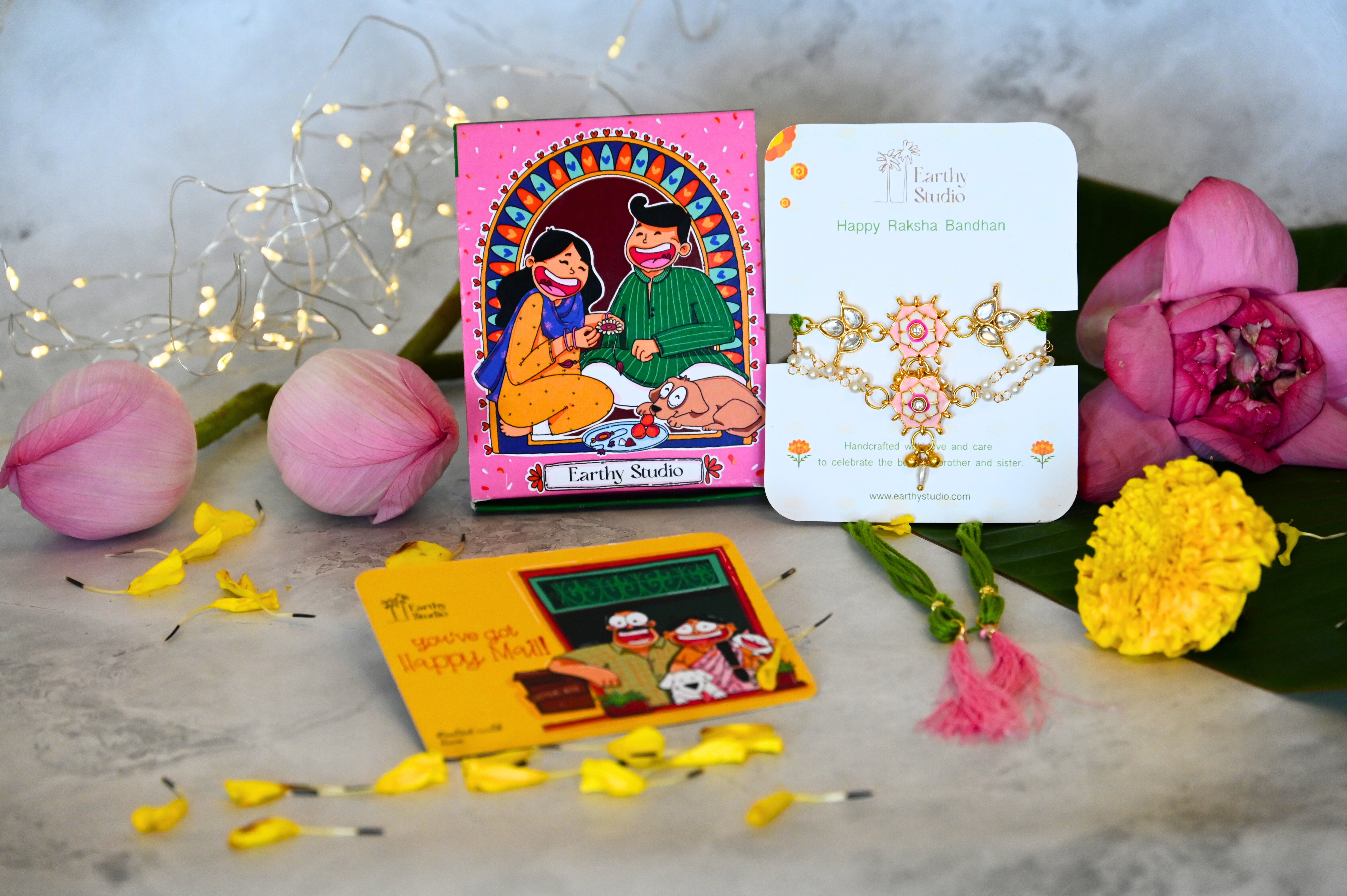 Pavitra Enamel Bhaiya Bhabhi Rakhi